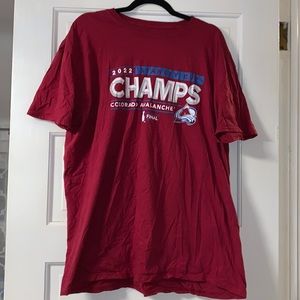 2XL 2022 Avs Stanley cup T-shirt